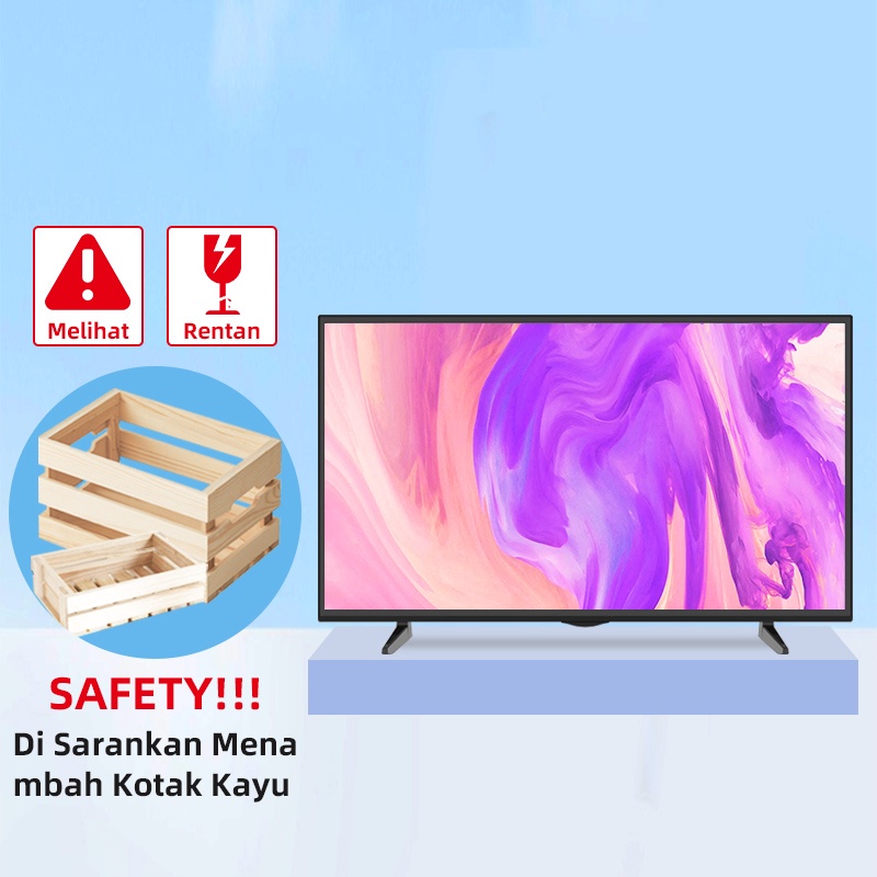 （Beli TV sekarang dan dapatkan braket gratis）LED DIGTAL TV 25 INCH HD FRAMELESS-HDMI/USB/VGA/VA-LAYAR GARANSI 1 TAHUN SUPPORT