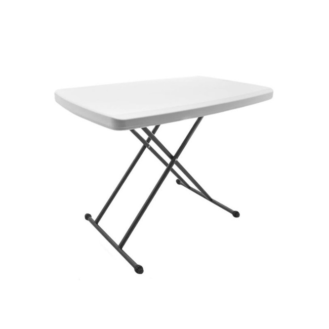 Krisbow meja lipat adjustable - putih