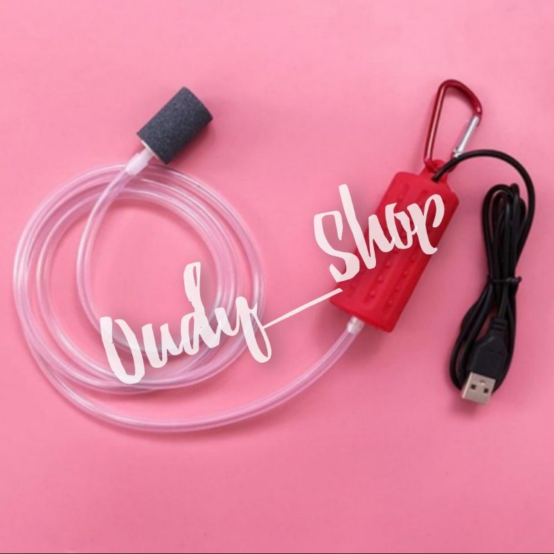 Aerator Pompa Gelembung Udara USB Mancing Umpan Hidup