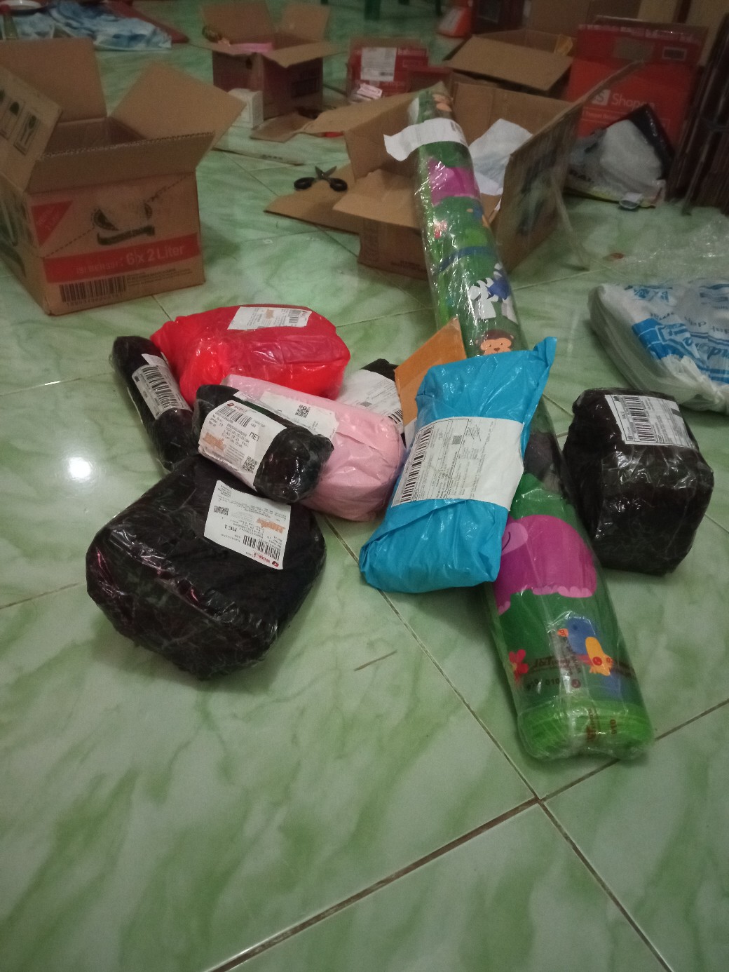 Atasan Batik Wanita Blouse Lengan Panjang