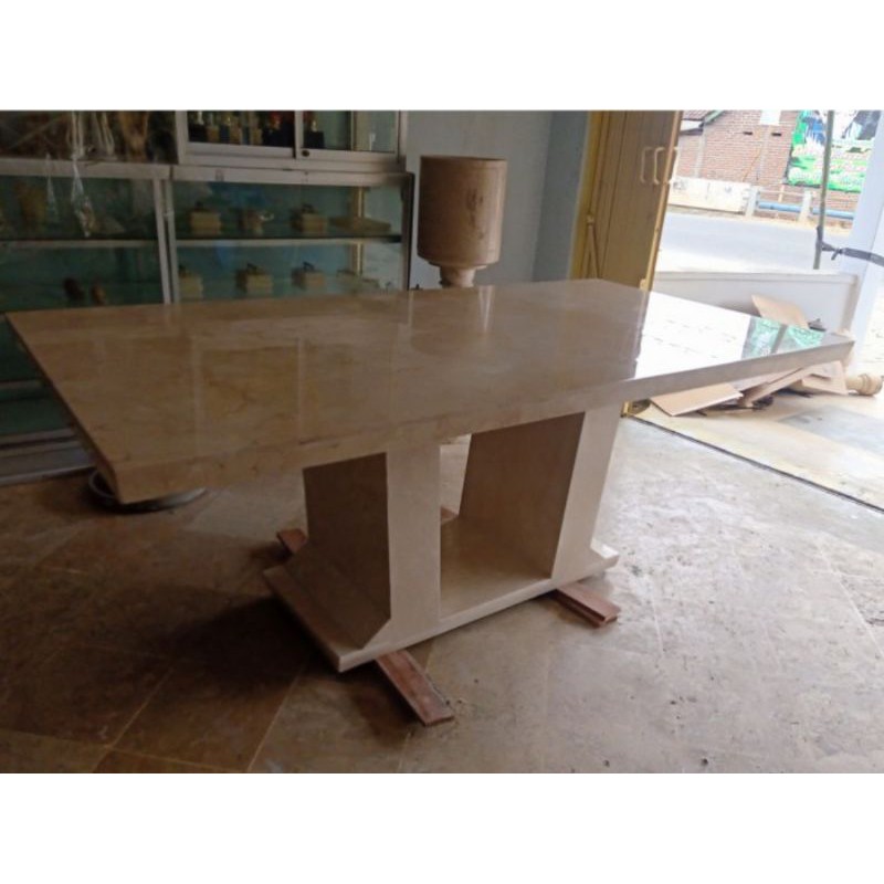 Meja Makan Marmer Murah Meja Makan Minimalis Meja Kotak Marmer Meja Tamu Marmer Free Peking Garansi