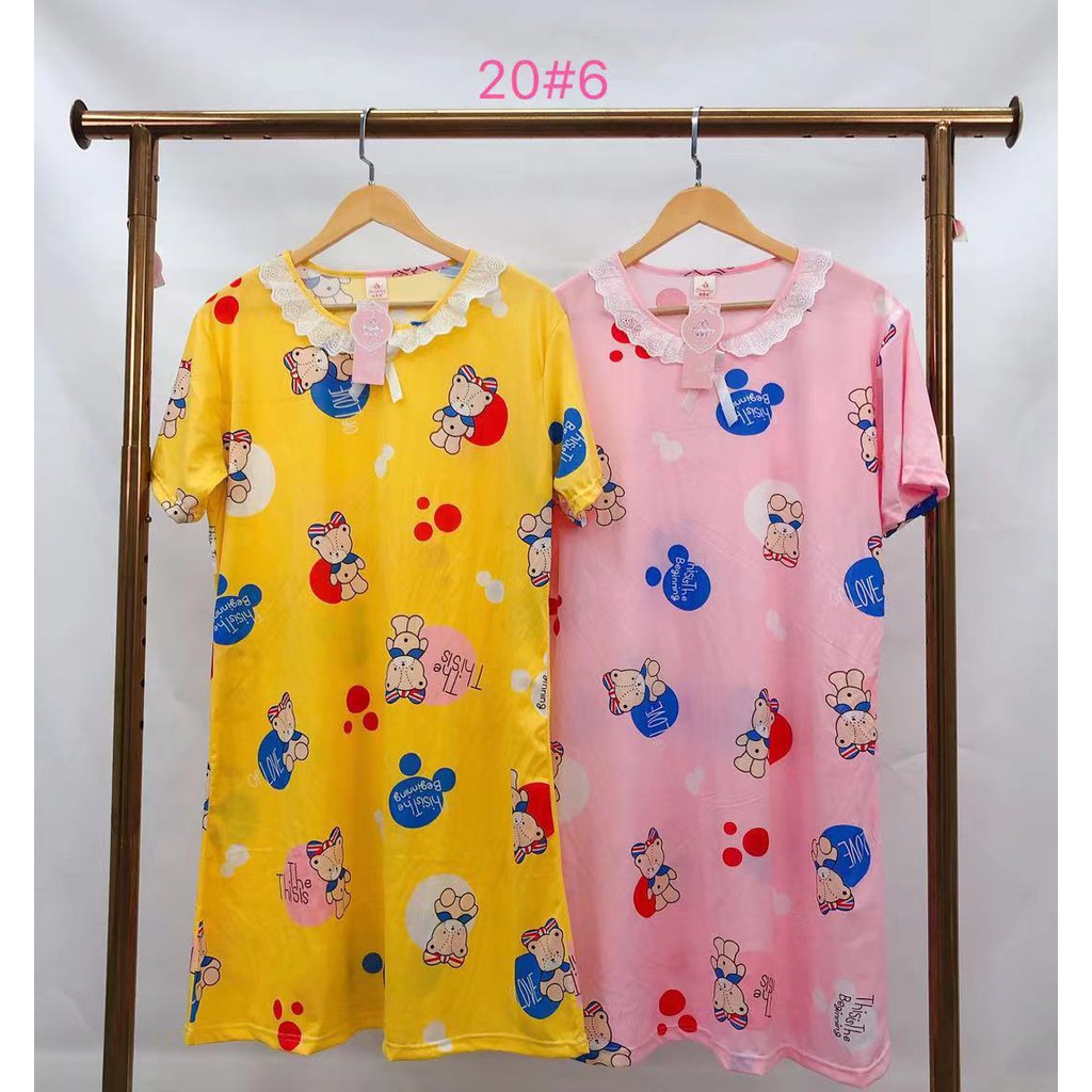 Daster Kekinian Piyama Import Karakter Lucu Baju Tidur Wanita Korea Import Premium Murah