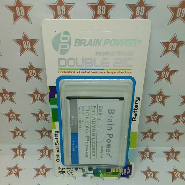 Battery batre Advan S50 - L24B02 Prime Brain power