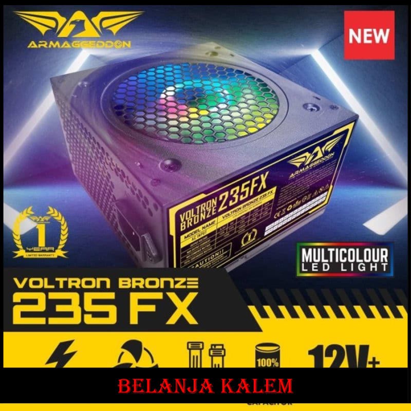 Armaggeddon Powersupply Voltron Bronze 235 FX PART KOMPUTER