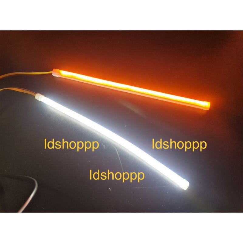 LAMPU ALIS NEON FLEXYBLE 2 WARNA 2 MODE SEN RUNNING KUNING SENJA DIAM UKURAN 30CM WATERPROOF GRADE A GRADE B