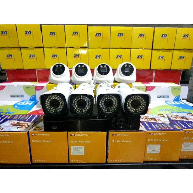 promo paket cctv 8 camera ir sony turbo hd (4 outdor +4 indor)