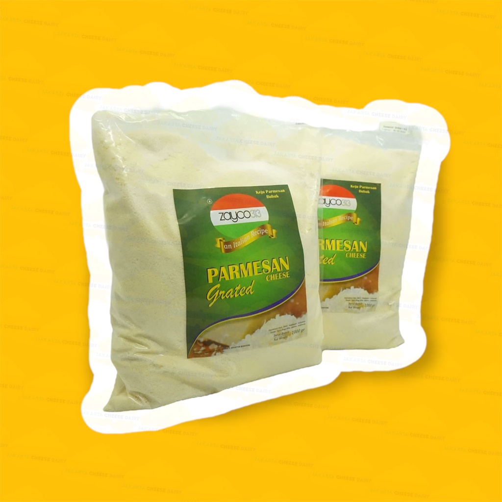 

Keju Bubuk Parmesan Cheese Zayco 313 Repackaging 1 Kg