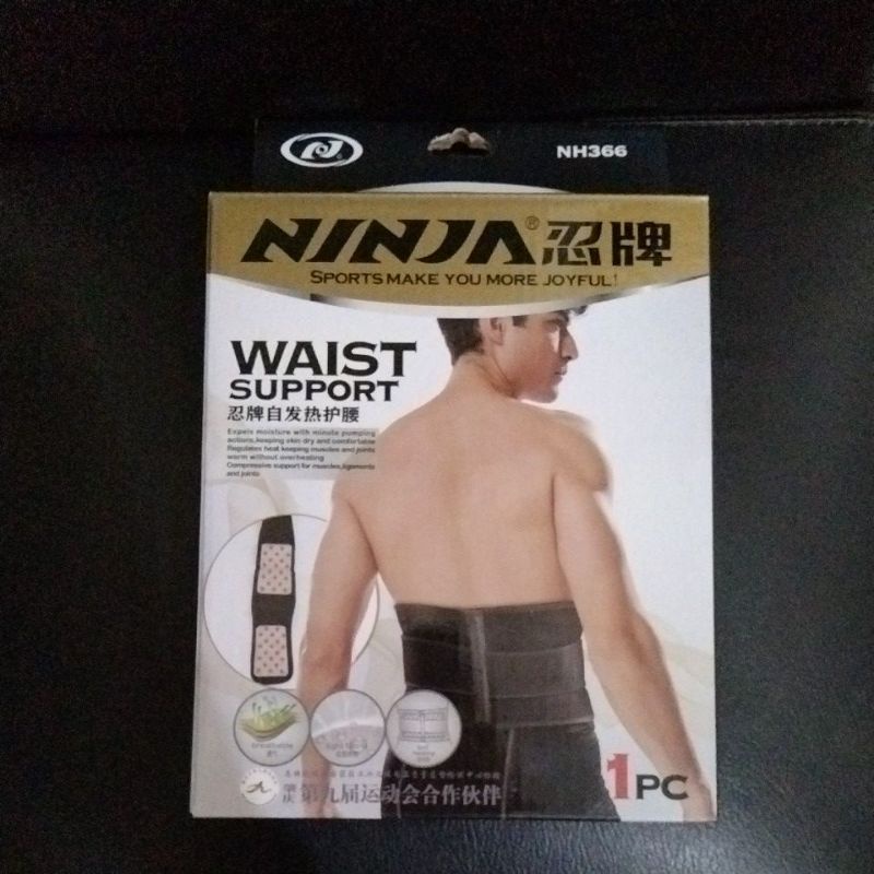 Deker Pinggang Ninja 366 Waist Support deker Perut