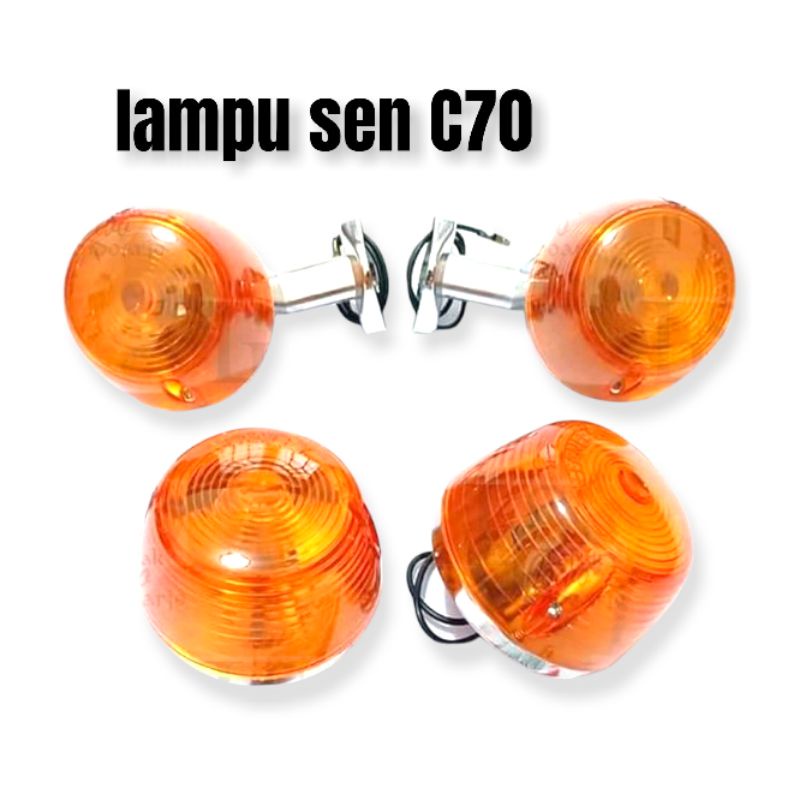Sen riting C70 Depan Belakang lampu sein assy ori mini grand c50 c700 s90 c70 kode reting reteng sei