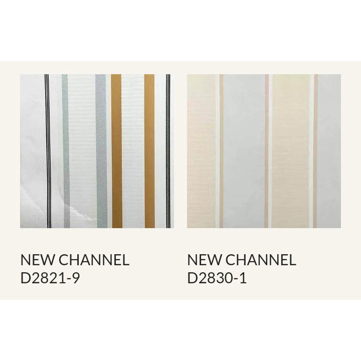 Wallpaper Dinding Aesthetic Motif Garis New Chanel