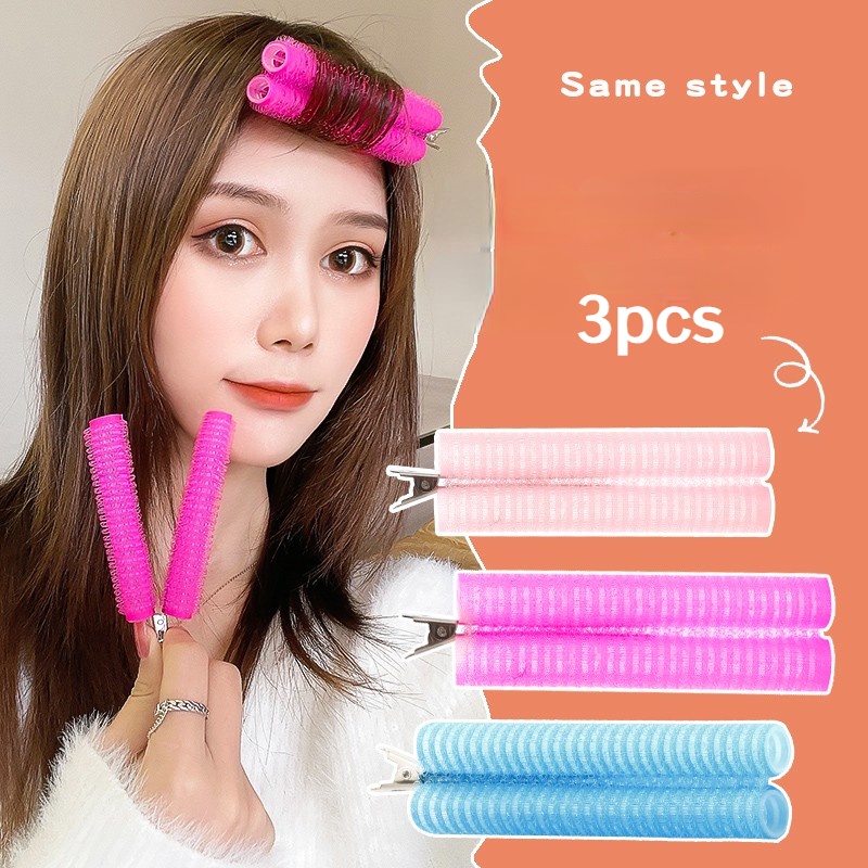 Klip Poni Rambut Model Tabung Keriting Fluffy Gaya Korea