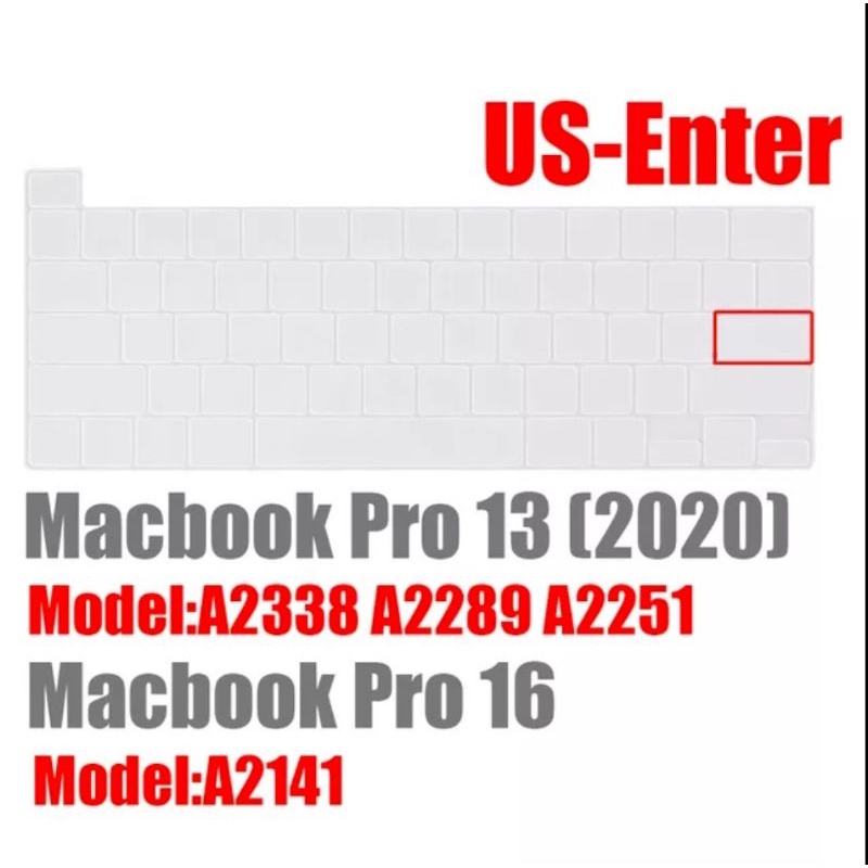 Keyboard Protector Macbook Pro M1 13 dan 16 inch  2020 2021