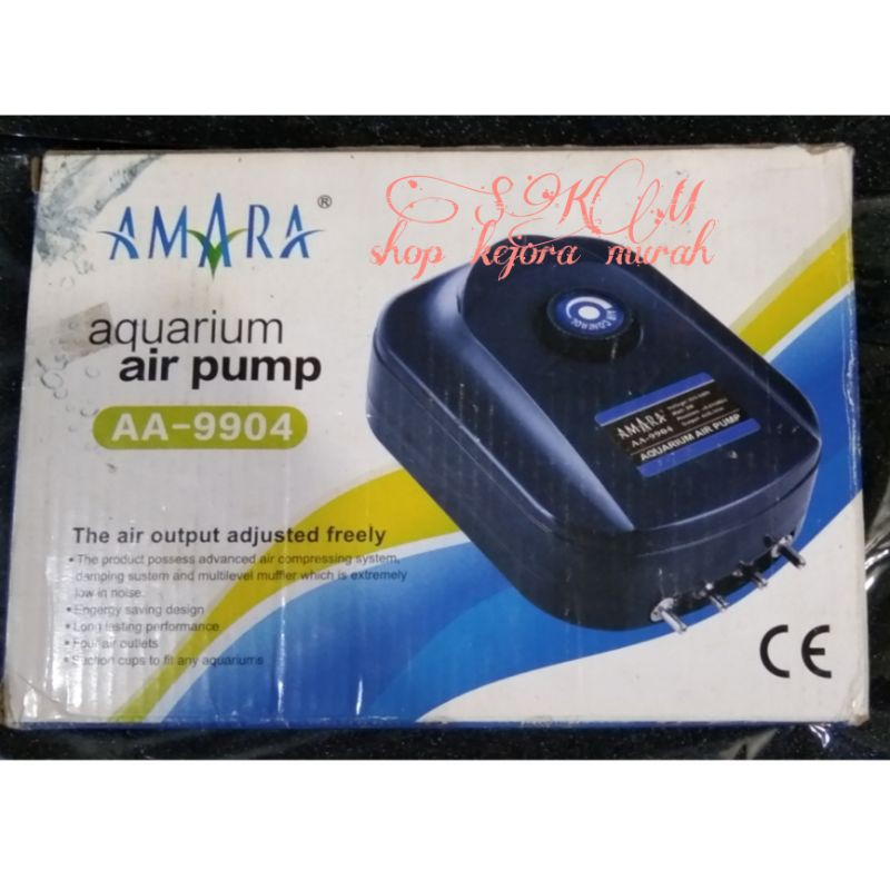 AMARA AA 9904 AIR PUMP AERATOR AQUARIUM POMPA UDARA AA9904