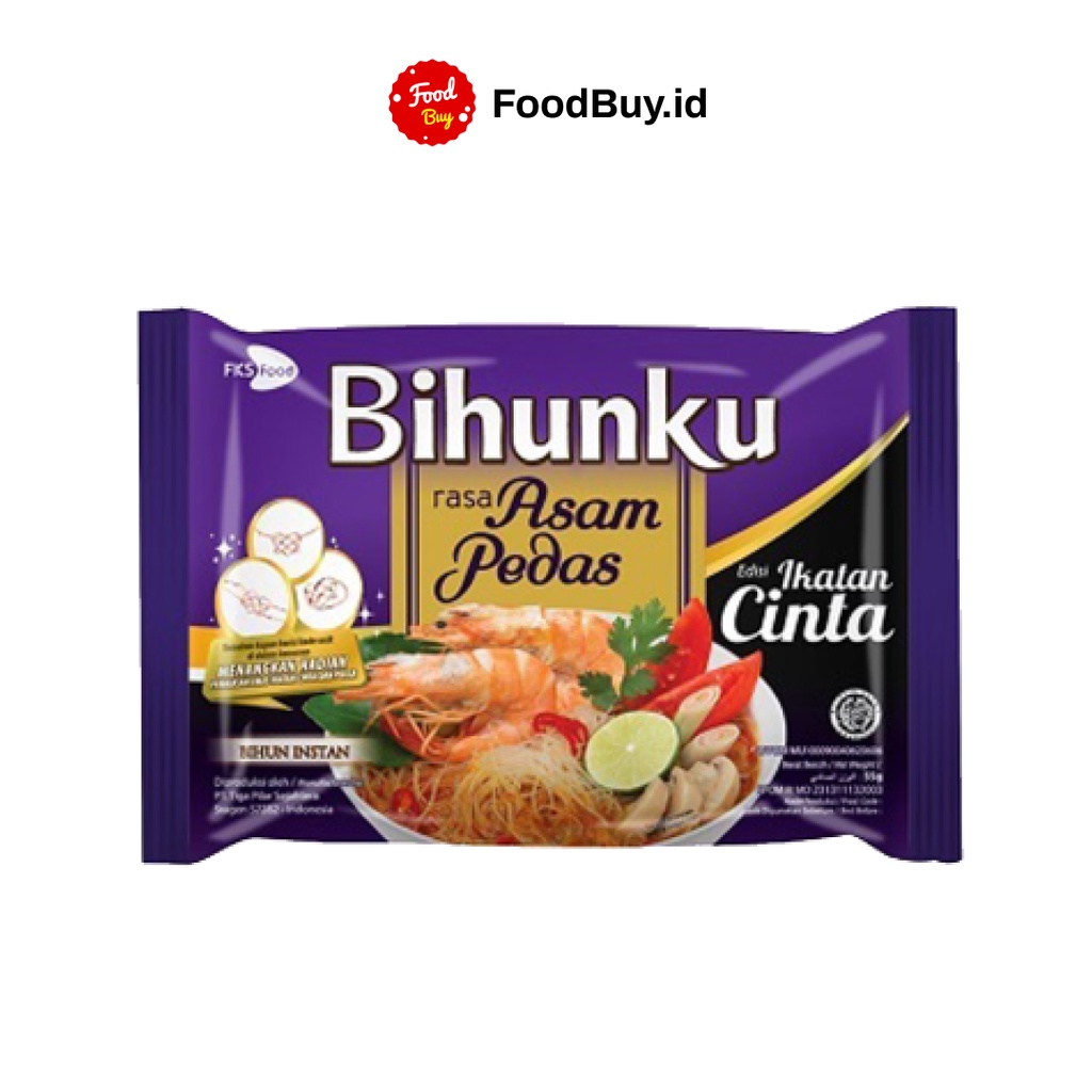

Bihunku Bihun Rasa Asam Pedas 55 gr