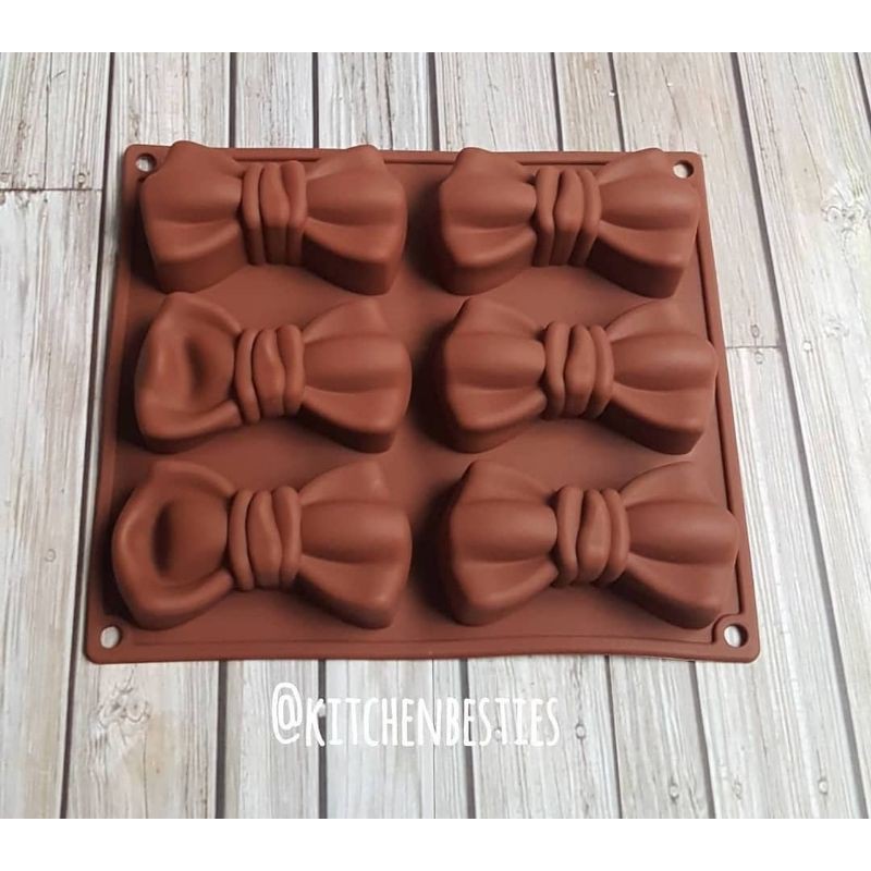 

Cetakan silicone kue motif pita