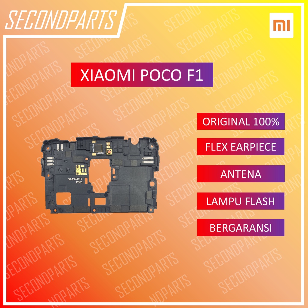 COVER TUTUP MESIN ATAS PENGUAT ANTENA LAMPU FLASH XIAOMI POCO F1 ORIGINAL COPOTAN