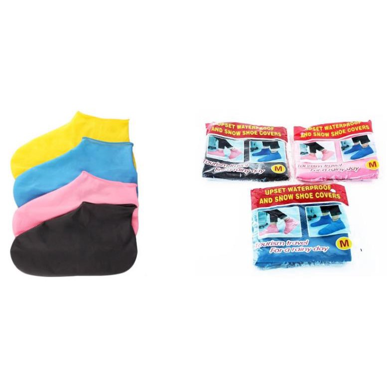 WSDLC Cover Shoes Cover Sepatu Anti Air Hujan Waterproof Pelindung Sepatu-1