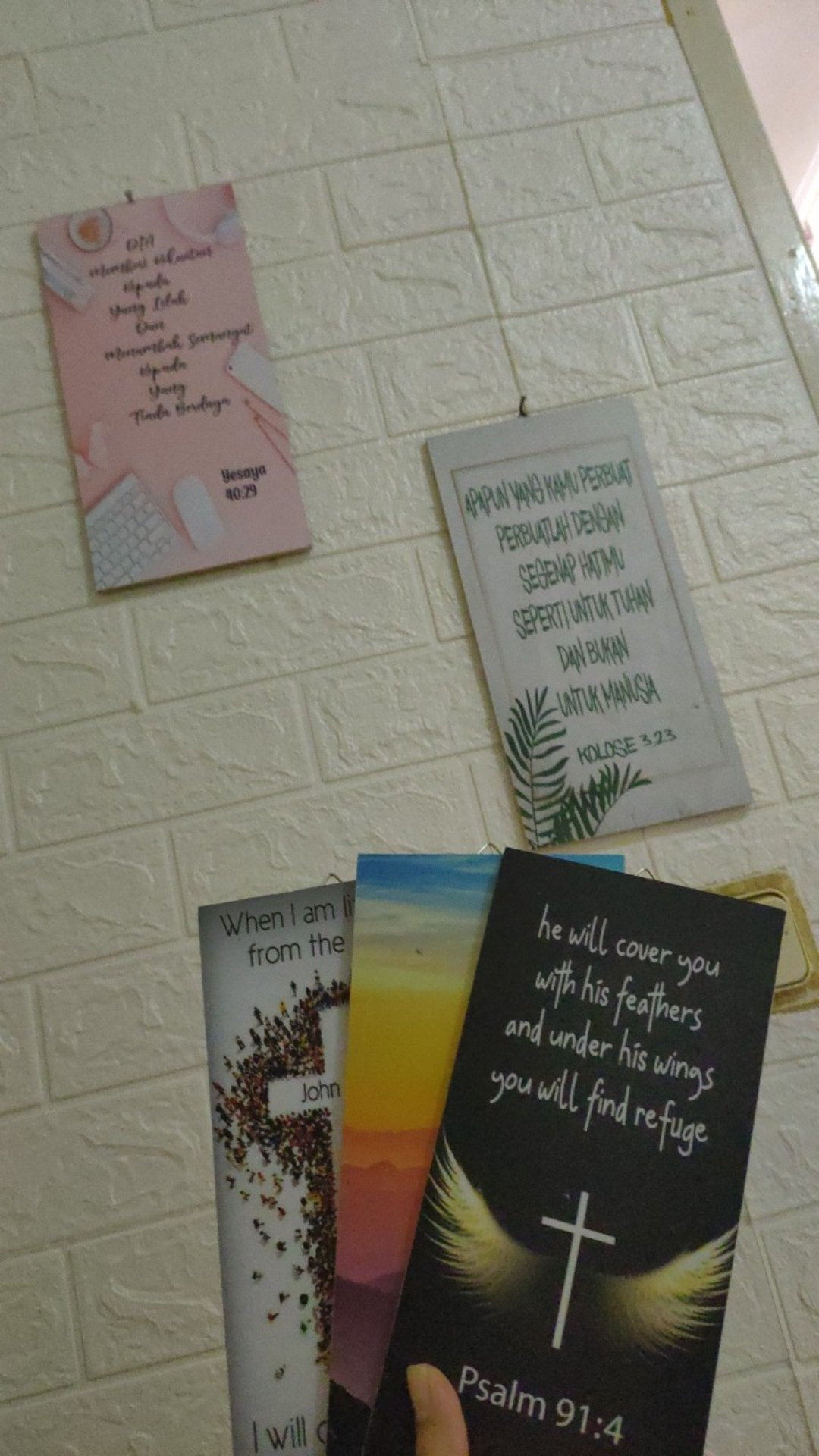 Hiasandinding/rohani/katolik/kristen/walldecor/pajangan/dekorasi