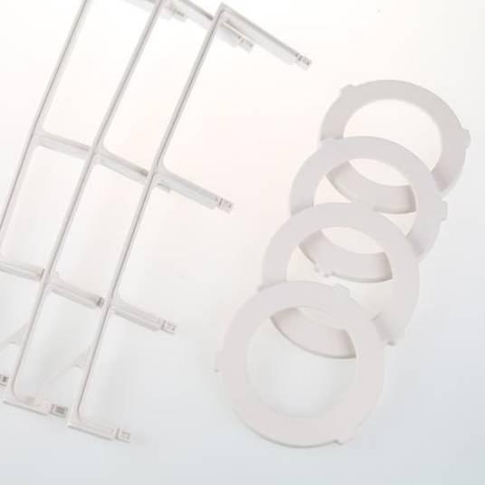 ❂ Pantree Rak Panci Holder Organizer 4 Susun isi lemari dapur jadi rapi Serbaguna 4 Tingkat Gantunga