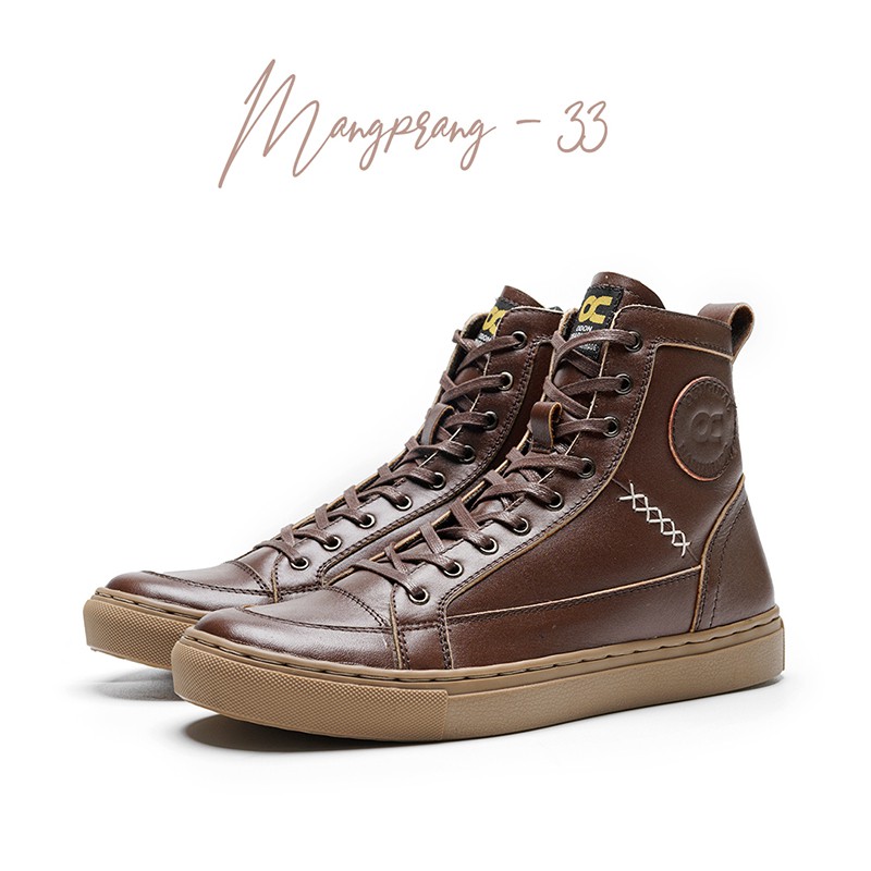 Sepatu Pria Sneakers Kasual Santai Kulit Asli Cowok Bertali Men  Casual Hangout Traveling Original