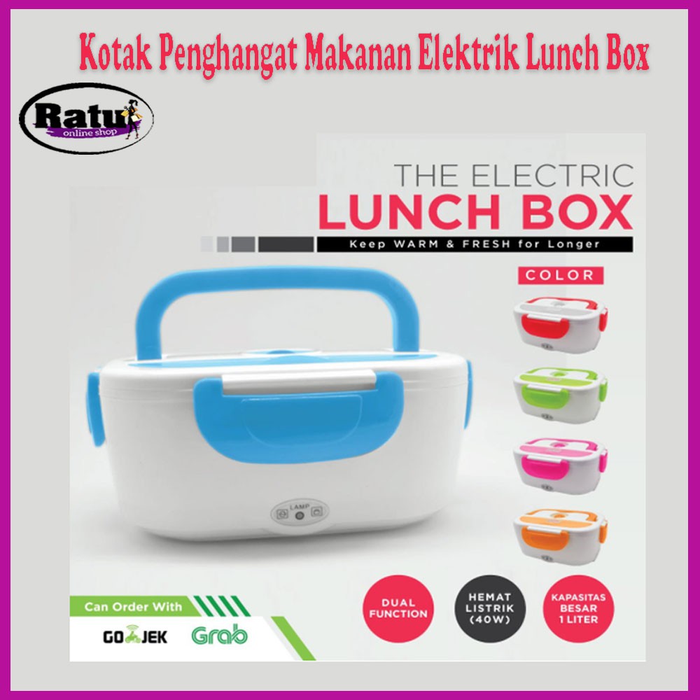 Kotak Penghangat Makanan Elektrik Lunch Box