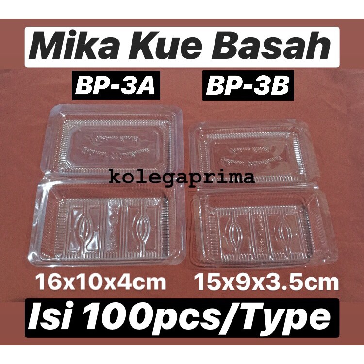 Mika Kue Basah (BP-3A, BP-3B) ISI 100PCS