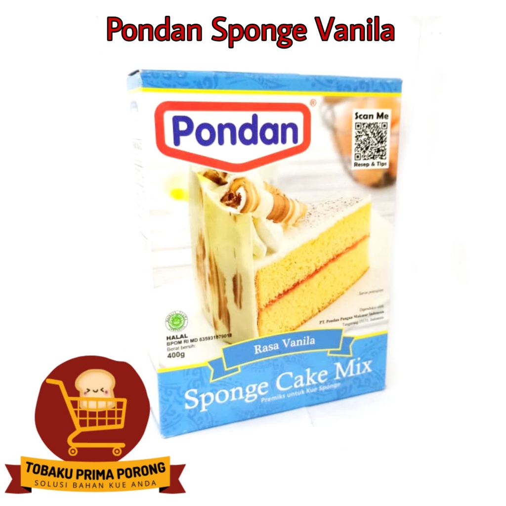 

PONDAN - SPONGE CAKE MIX - VANILA - 400 g