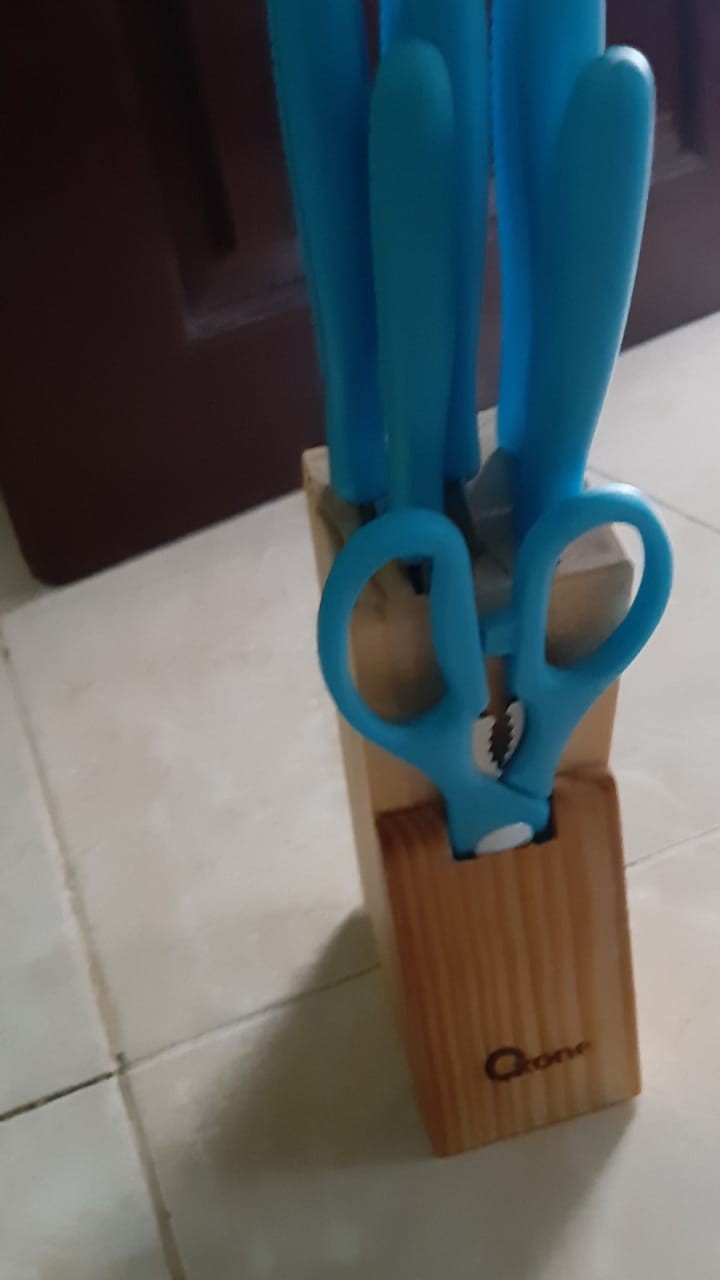 Home-klik Oxone Set Pisau Ox - 961 - 6 Buah - Biru