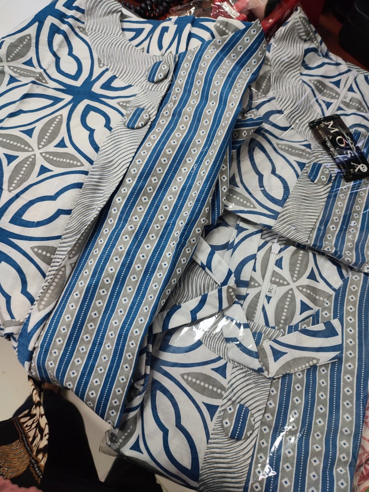 Batik Dress Tunik Enamosa Wanita Motif Batik Pekalongan -ts