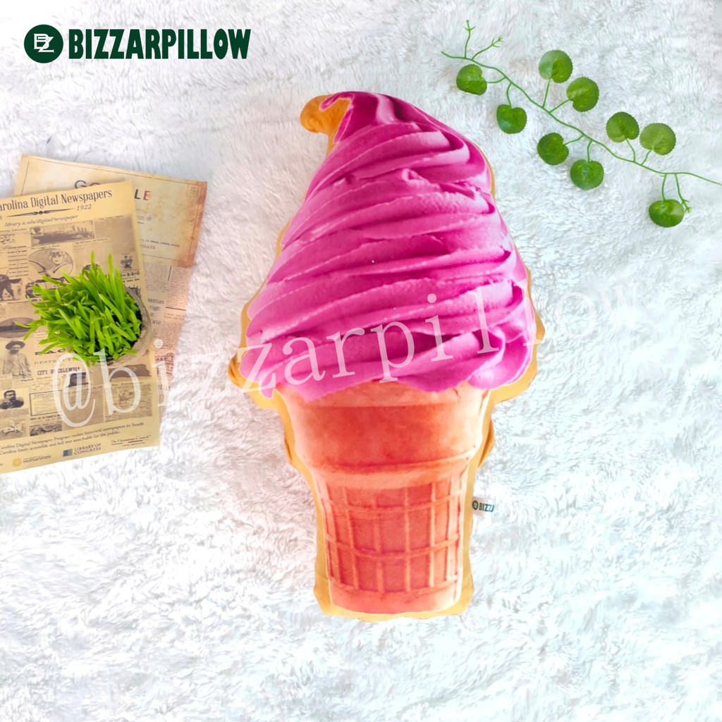 Bizzarpillow Bantal Sofa Es Krim Cone size M BZ139