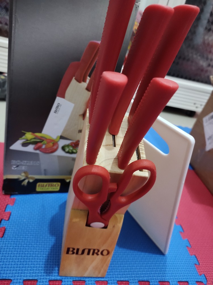 Pisau Set Warna Bistro Bo 1318