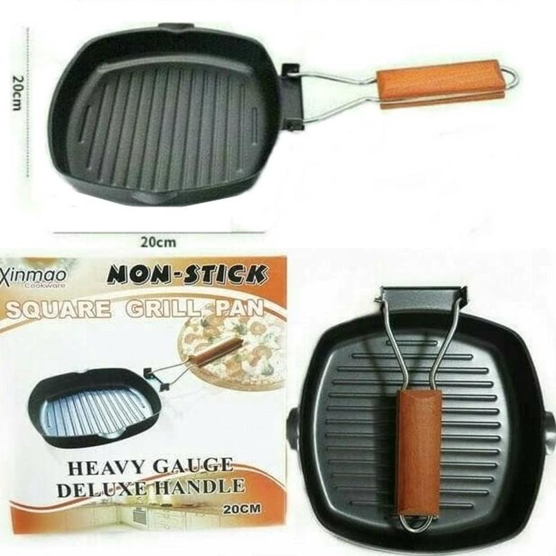 [ CC ] Panci Panggang / Teflon Panci panggang / Square Grill pan 6J4