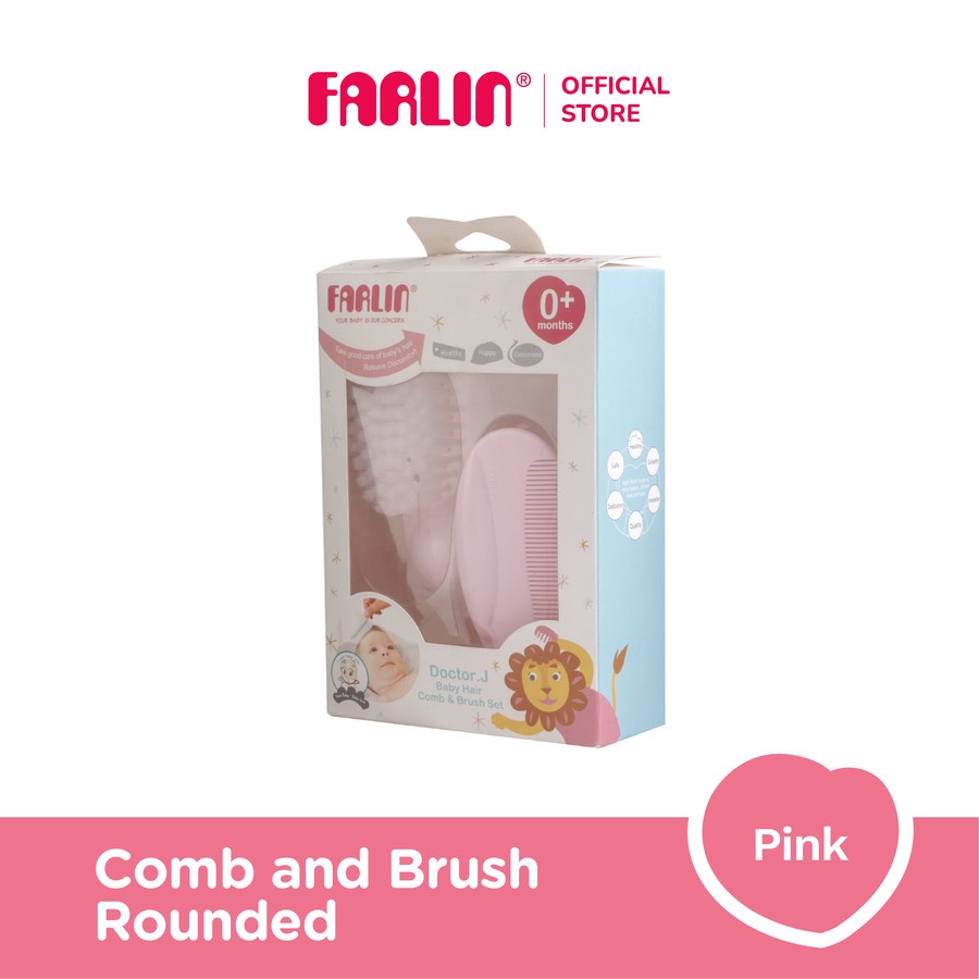 Farlin Comb &amp; Brush / Sisir Bayi