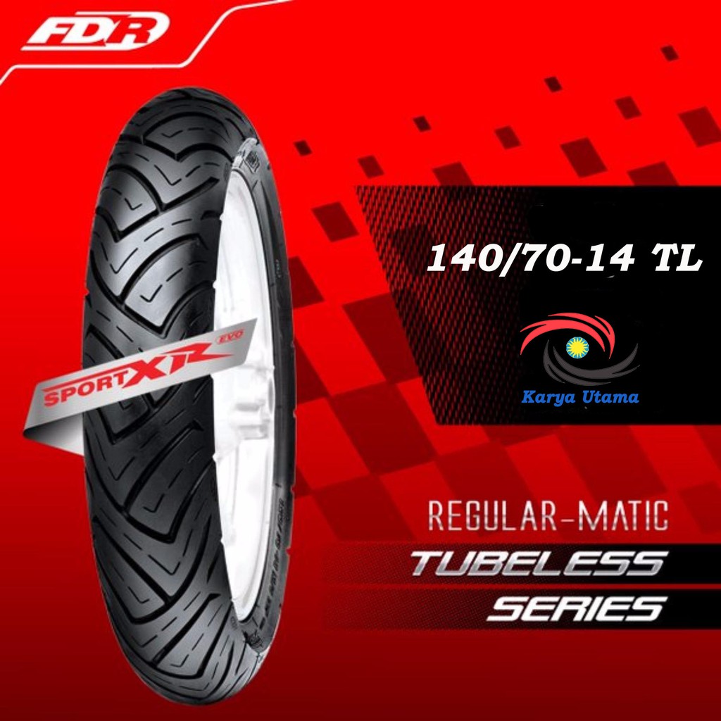 Ban Luar Matic Federal FDR 140/70-14 140/70 Ring 14 Tubeless Sport XR