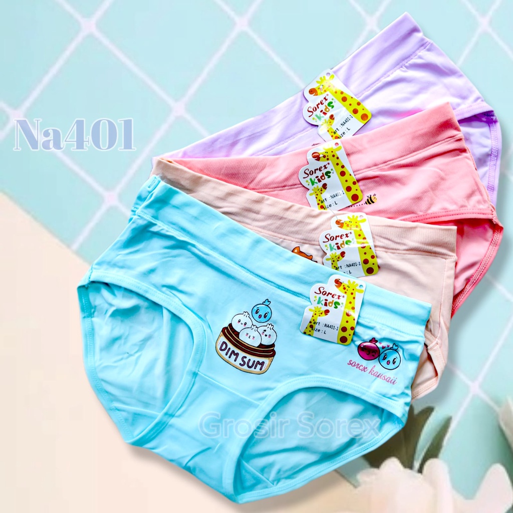 Cd Anak Perempuan Sorex Kids Na401 | Celana Dalam Anak Perempuan Sorex Kids Lusinan