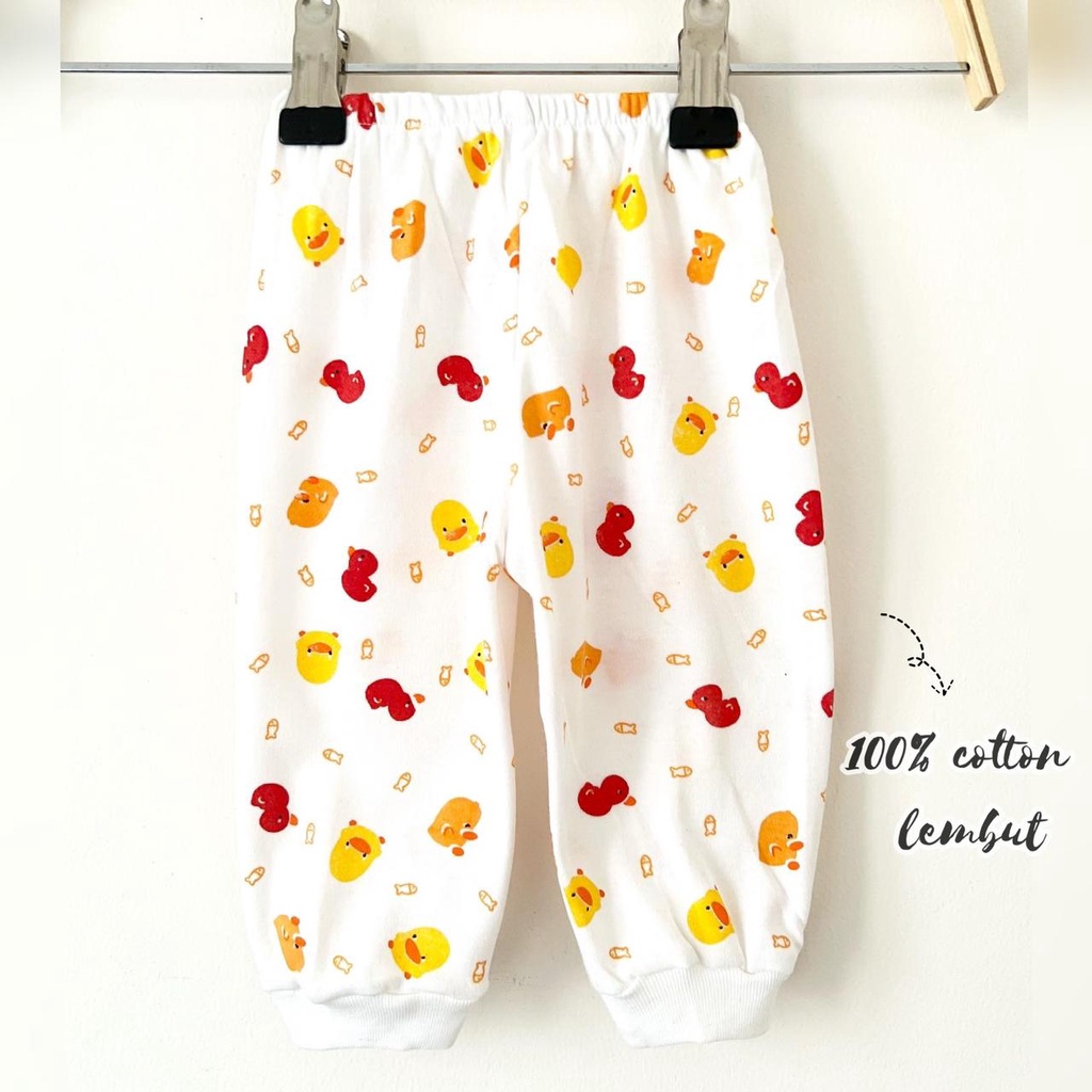 [ 3 pc ] Celana Panjang bebek puyo PANTS Celana Pergi Jalan Lucu Fashion Anak Bayi Shankunsen