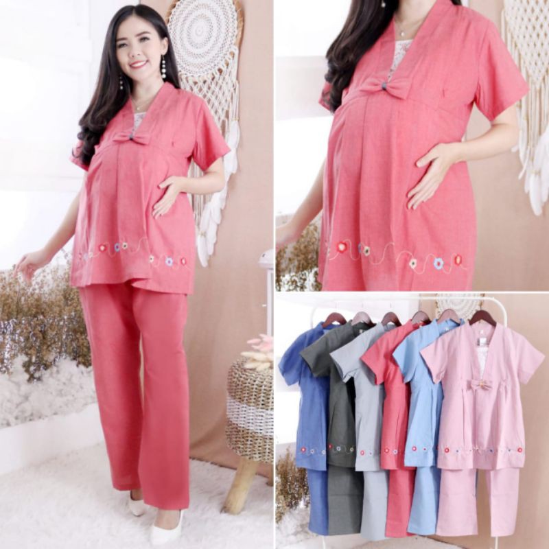 SETELAN BAJU HAMIL MENYUSUI/PERALATAN IBU HAMIL/PAKAIAN MENYUSUI