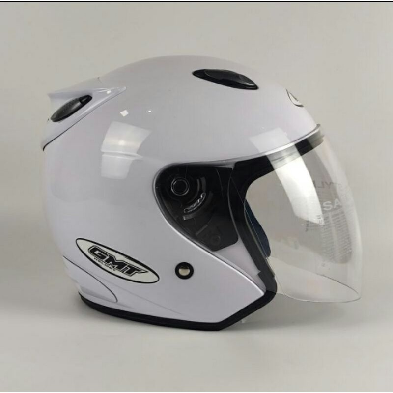 HELM HALF FACE DOUBLE VISOR HELM MOTOR/HELM GMT/HELM MURAH/HELM COWOK CEWEK WANITA PRIA DEWASA SNI ORIGINAL HELM DEWASA HELEM