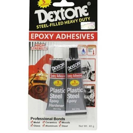 

Diskon SBIJK LEM EPOXY / LEM CAMPUR / BESI / SERBAGUNA DEXTONE 5 MENIT Lem Besi Dextone 48g/ 48 gram