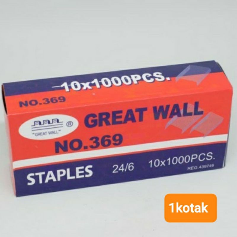 

Isi staples refill 1kotak size 10 dan 24/6