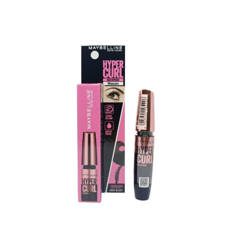 MASCARA MAYBELLINE NEW YORK/MAYBELLINE HYPERCURL WATERPROOF/BPOM