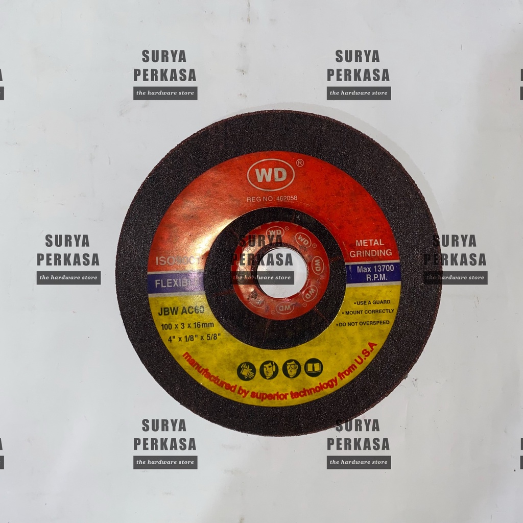 MATA BATU GERINDA / GURINDA FLEXIBLE / POLES 4" / METAL FLEXIBLE GRINDING AC60