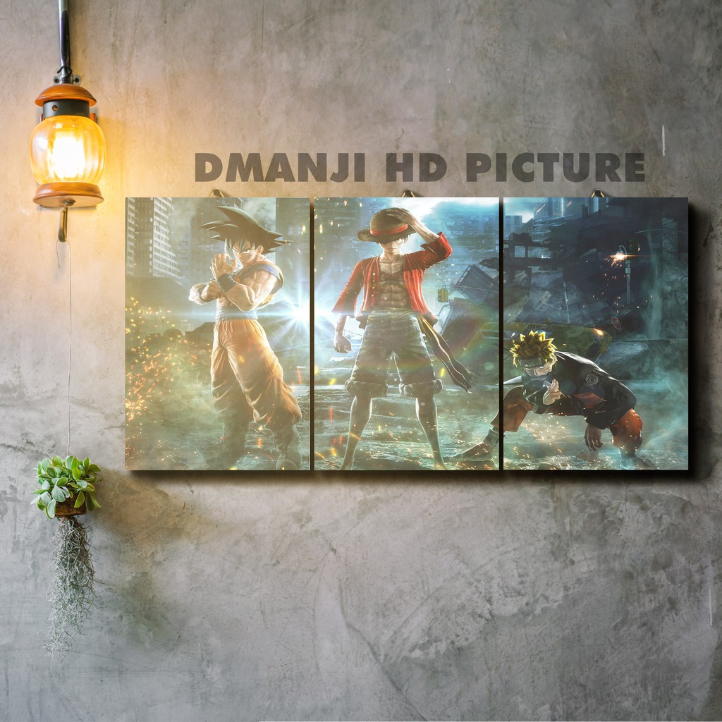 POSTER KAYU MULTIPANEL ANIME NARUTO / 20X30 / HIASAN DINDING NARUTO / PAJANGAN KAMAR TIDUR ANIME-HD - NRT 29