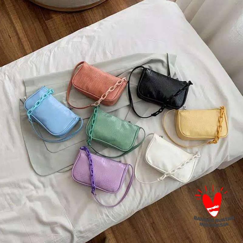 TAS SELEMPANG KEKINIAN | Tas Croco Vintage