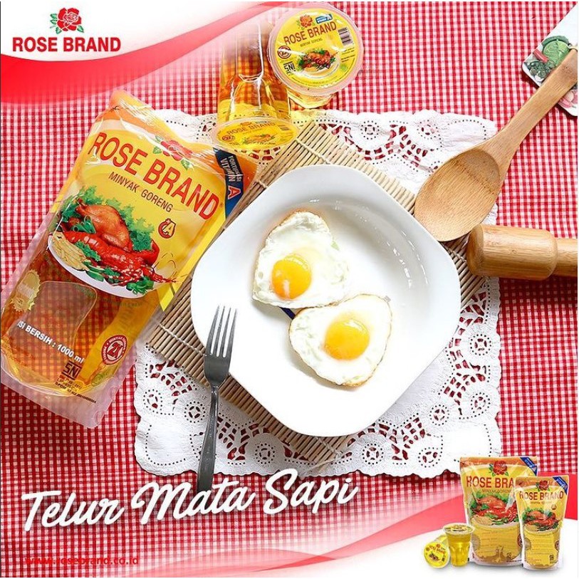 MINYAK GORENG ROSE BRAND 1 LTR SAWIT FRIED OIL ROSEBRAND POUCH HALAL