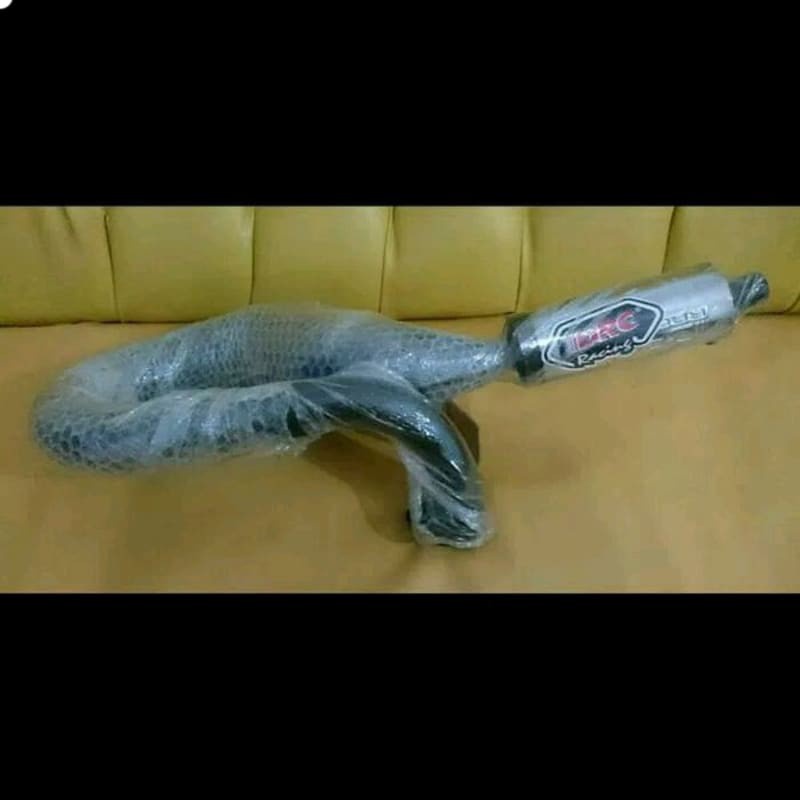 knalpot vespa drc racing buang kanan pendek barang berkualitas