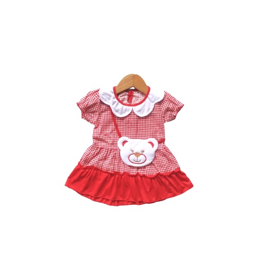 stoberi baby - QIU2 OH MY BEAR DRESS ANAK PEREMPUAN TERUSAN ANAK CEWEK