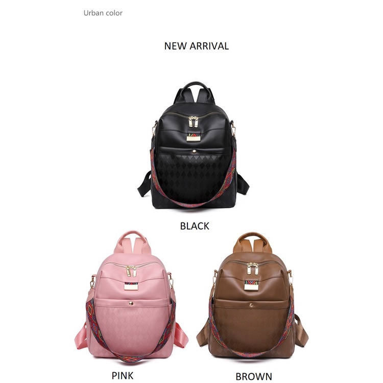 ( 2PC 1KG ) GTBI998878704 New Arrival  !!!  Tas Ransel Wanita Import  Premium Terbaru