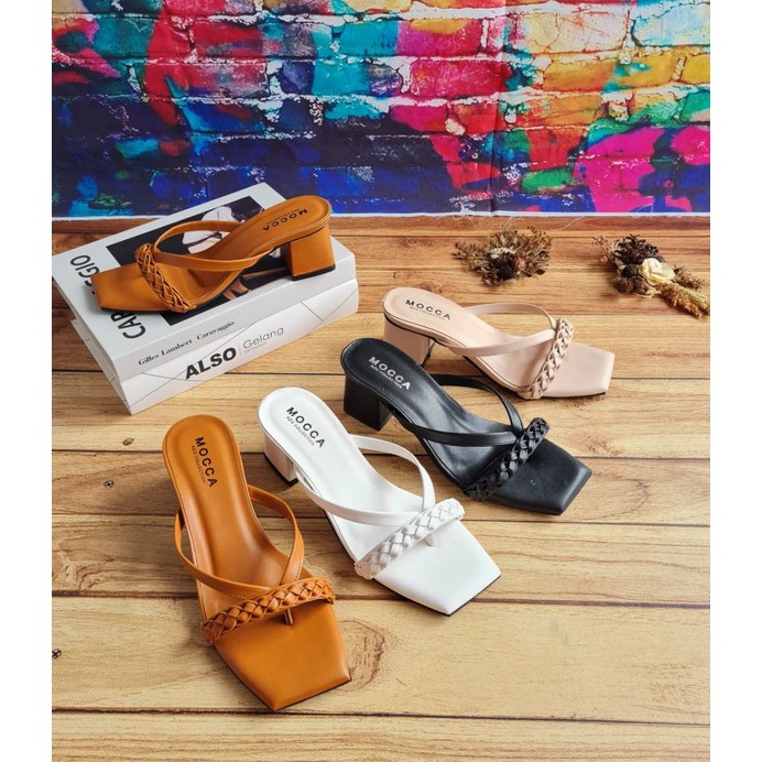 ABBUSHOES DA 05 hak tahu jepit silang kepang maria 5cm