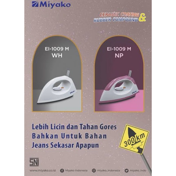 Setrika Miyako Murah EL-1009M (1009M)